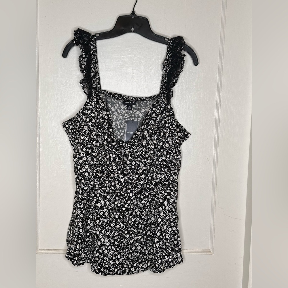 Torrid Challis Peplum Corset top size 3